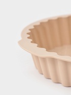 Форма для выпечки Доляна «Рифлёный круг. Звезда», силикон, d=20 см, с ручками, бежевый - Фото 4