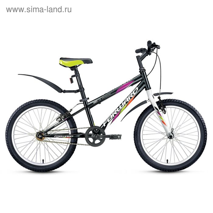 Велосипед двухколесный 20" Forward UNIT 1.0, цвет чёрный, размер 10.5" - Фото 1
