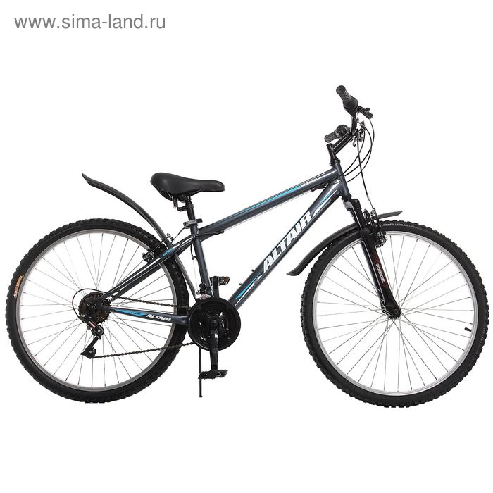 Велосипед 26" Altair MTB HT 26, 2016, цвет серый, размер 15"