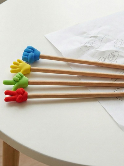 Ластик фигурный "Жесты", МИКС