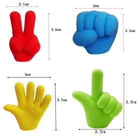 Ластик фигурный «Жесты», МИКС (комплект 100 шт)