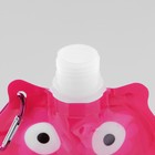 Фляжка для воды детская «Зверята», 280 мл, 22×12 см, цвет МИКС - Фото 5