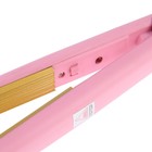 Набор выпрямитель/щипцы-гофре Luazon LW-28, 35 Вт, керамическое покрытие, до 160 °C, розовый - Фото 3