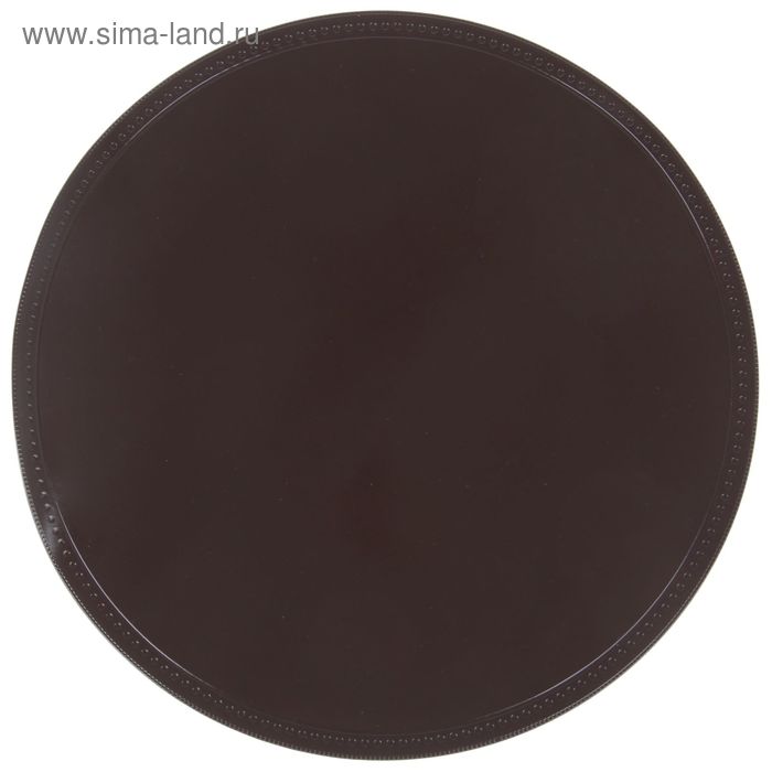 Салфетка сервировочная на стол «Чёрный круг», 38×38 см - Фото 1