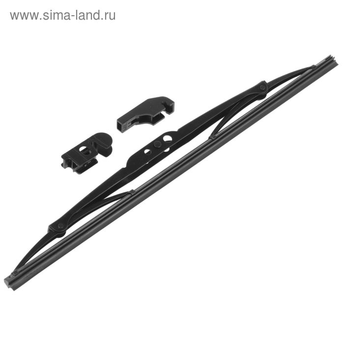 Щётка стеклоочистителя TORSO, 13"/33 см, каркасная, с графитовым покрытием, 2 переходника - Фото 1