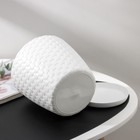 Горшок для цветов с поддоном «Ротанг», 2 л, d=15 см, h=14 см, пластиковый, белый - Фото 3