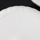 Горшок для цветов с поддоном «Ротанг», 2 л, d=15 см, h=14 см, пластиковый, белый - Фото 4