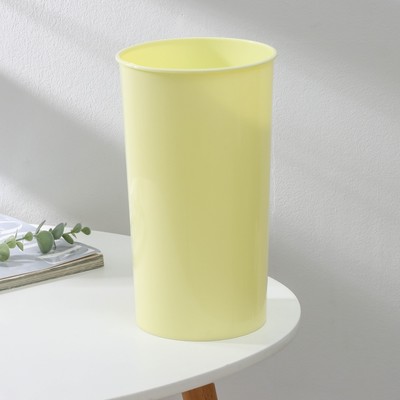 Ваза пластиковая для цветов, 3.8 л, жёлтая