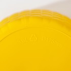 Горшок для цветов с поддоном «Ротанг», 3 л, d=17 см, h=17 см, пластиковый, жёлтый - Фото 4