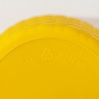 Горшок для цветов с поддоном «Ротанг», 1,2 л, цвет жёлтый - Фото 4