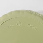 Горшок для цветов с поддоном «Ротанг», 2 л, d=15 см, h=14 см, пластиковый, оливковый - Фото 4