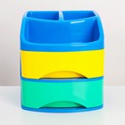 Мини-комод 2-х секционный с дополнительными отделениями «Светофор», цвет МИКС - Фото 2