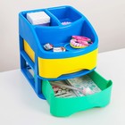 Мини-комод 2-х секционный с дополнительными отделениями «Светофор», цвет МИКС - Фото 3