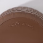 Горшок для цветов с поддоном «Ротанг», 3 л, d=17 см, h=17 см, коричневый - Фото 4