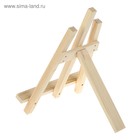 Мольберт настольный демонстрационный «Лира» 375×260×220 мм, (профиль 20×20 мм), неокрашенное дерево, Calligrata - Фото 3