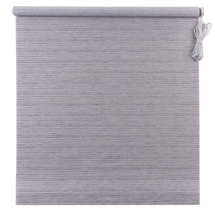Штора рулонная «Зебрано», 100х160 см, цвет серый