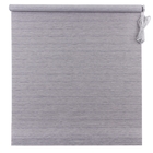 Штора рулонная «Зебрано», 120х160 см, цвет серый - Фото 1