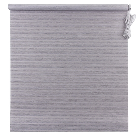 Штора рулонная «Зебрано», 120х160 см, цвет серый