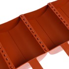 Ограждение декоративное, 24×100 см, 10 секций, пластик, терракотовое, «Брёвнышко» - Фото 9