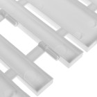 Ограждение декоративное, 25×170 см, 5 секций, пластик, белое, «Чудный сад» - Фото 11