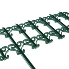 Ограждение декоративное, 25×180 см, 5 секций, пластик, зелёное, «Классика» - Фото 10