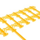 Ограждение декоративное, 25×180 см, 5 секций, пластик, жёлтое, «Классика» - Фото 10