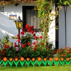 Ограждение декоративное, 32.5 × 225 см, 5 секций, пластик, оранжевый цветок, «Ромашка» - Фото 6