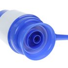 Помпа для воды LESOTO Mini, механическая, под бутыль от 11 до 19 л, голубая - Фото 2
