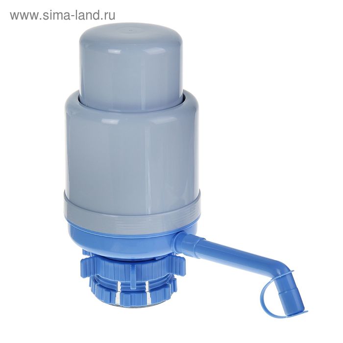 Помпа для воды LESOTO Standart, механическая, под бутыль от 11 до 19 л, голубая - Фото 1