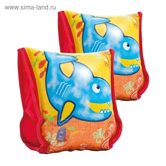 Нарукавники "Аква", 23х18 см, от 3-6 лет 56659 INTEX - Фото 1