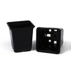 Маркетплейс Горшок для рассады, 500 мл 9*9*10 см, ( набор 6 шт) (c 4606276) чёрный 1314183