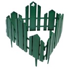 Ограждение декоративное, 25×170 см, 5 секций, пластик, зелёное, «Чудный сад» - Фото 9