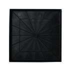 Поддон для рассады, 21×21×1.7 см, пластик, чёрный - Фото 7