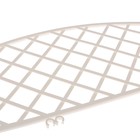 Ограждение декоративное, 36.5 × 220 см, 5 секций, пластик, белое, «Решётка» - Фото 3