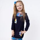 Платье для девочки "Конёк-Горбунок", рост 116 см, цвет синий - Фото 1