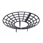 Кустодержатель для клубники, d=25.5 см, пластик, набор 5 шт., чёрный - Фото 4