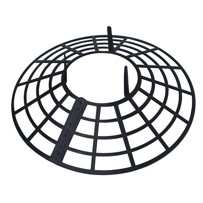 Кустодержатель для клубники, d=25.5 см, пластик, набор 5 шт., чёрный