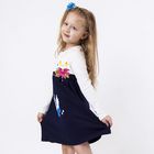 Платье для девочки "Царевна-Лебедь", рост 98 см, цвет синий - Фото 2