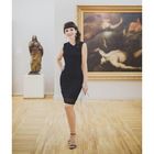 Платье-футляр женское, размер 48, рост 164 см, цвет черный - Фото 1