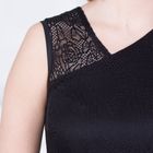 Платье-футляр женское, размер 48, рост 164 см, цвет черный - Фото 3