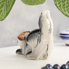 Фигурка фарфор гжель «Котик», трёхцветный, МИКС 1318186