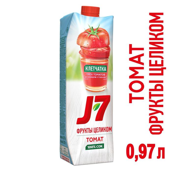 Сок J7, томатный, 0.97 л - Фото 1