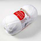 Пряжа "Бисерная" 100% акрил 450м/100гр (01- Белый) - Фото 3