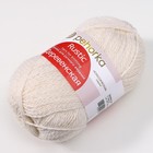 Пряжа для вязания спицами, крючком «Пехорский текстиль. Деревенская», 100% полугрубая шерсть, 250 м/100 г, (01 белый) - Фото 3