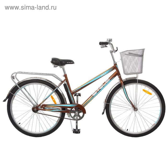 Велосипед 26" Stels Navigator-210 Lady, 2016, цвет золотистый/бирюзовый, размер 17"