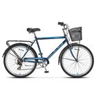 Велосипед 26" Stels Navigator-250 Gent, 2016, цвет тёмно-синий/голубой, размер 19" - Фото 1