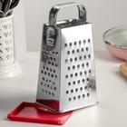 Тёрка «Универсал», 4 грани, с крышкой-дозатором, цвет МИКС - Фото 8