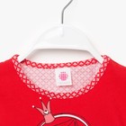 Пижама для девочки, рост 98-104 см (28), цвет красный - Фото 2