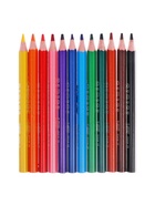 Карандаши цветные 12 цветов, детские, утолщённые, трёхгранные, BIC Kids Evolution Triangle, пластиковые, премиум, картонная упаковка 1314702 - фото 8807504