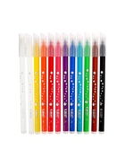 Фломастеры 10 цветов BIC Kids Magic и 2 обесцвечивающих, детские, стираемые - Фото 6